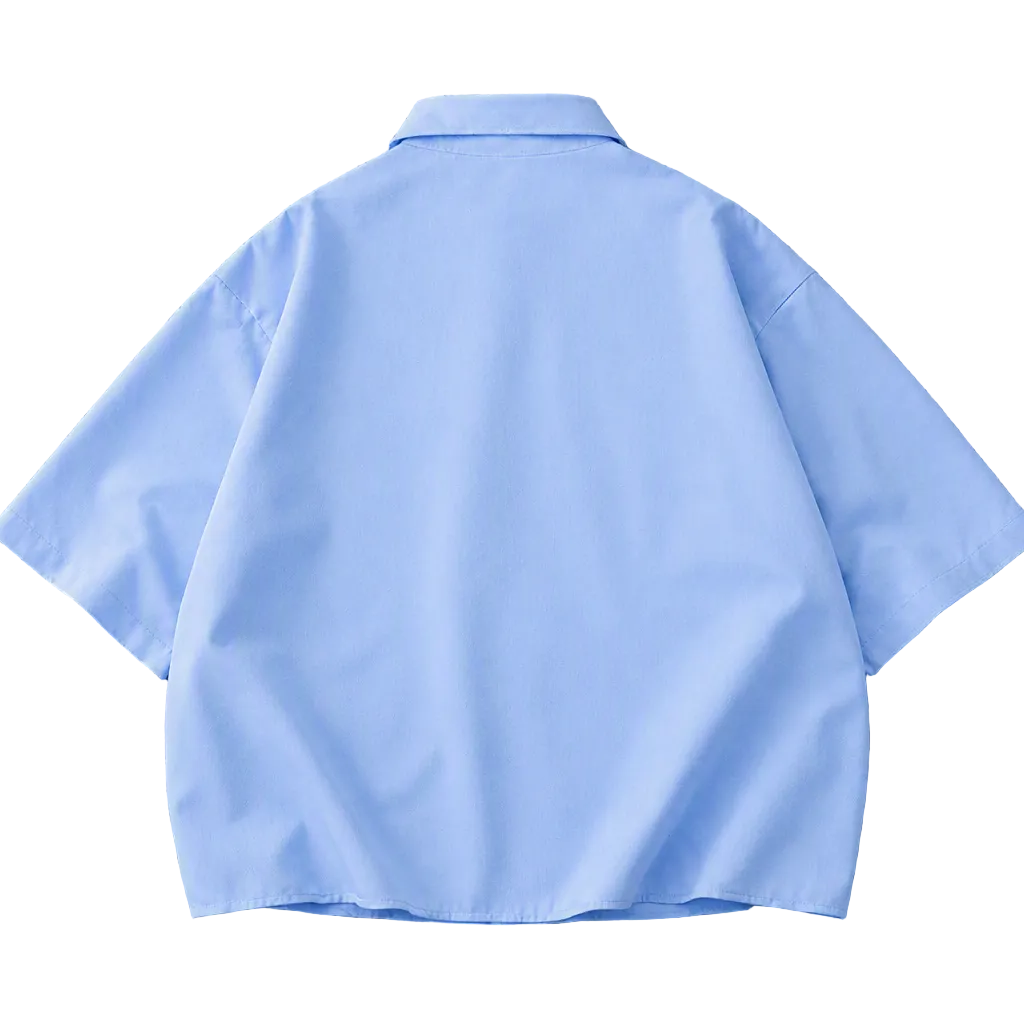 Chemise Oversize Boutons Frog Asiatique | Y2k Corner